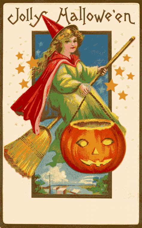 public domain vintage halloween images